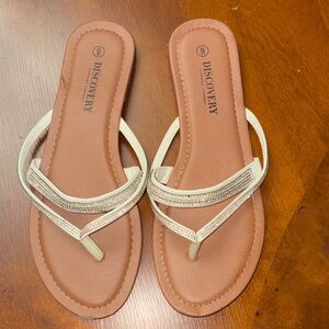 Discovery Women's Elegant White Sandals